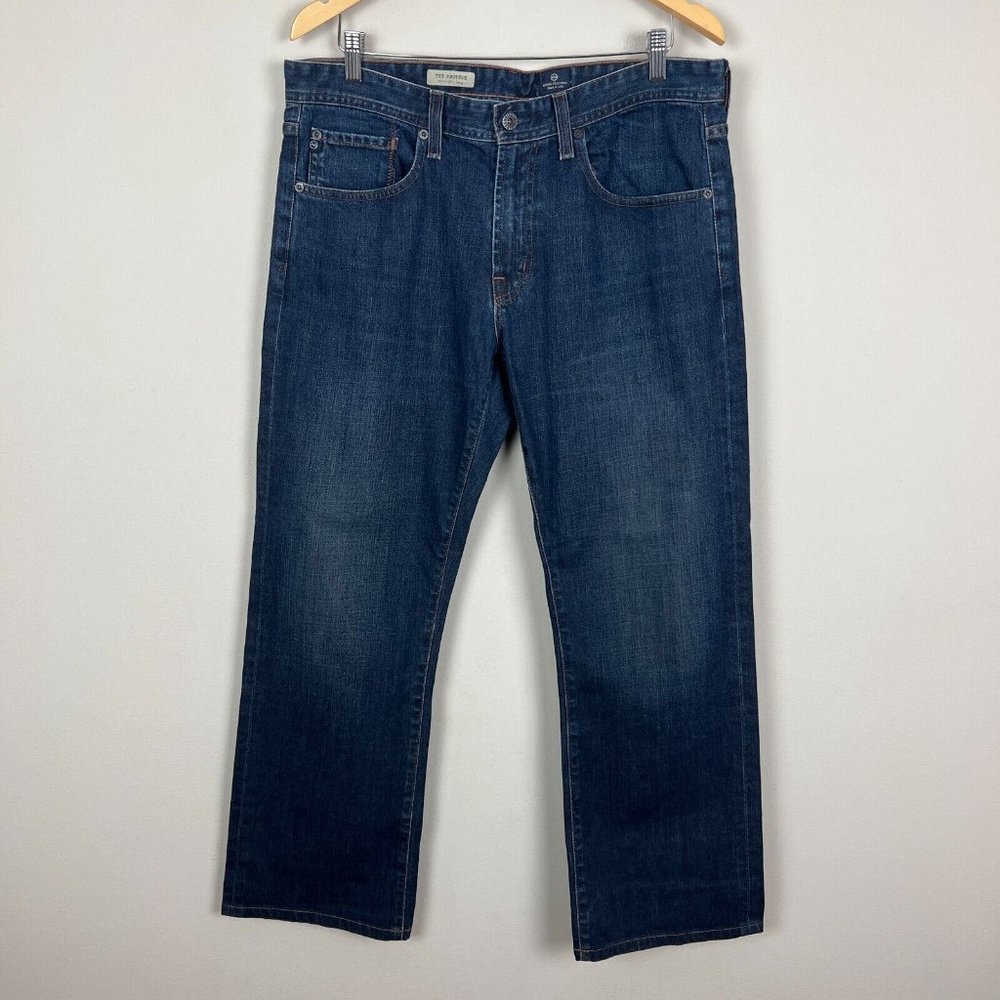 AG‎ Adriano Goldschmied Jeans Mens 34x28.5 The Protege Straight Leg Blue Denim